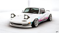 miata girl racer white studio (4)