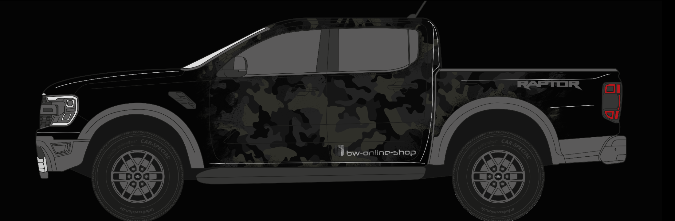 Stuii-Design - Ford Ranger Raptor Camouflage